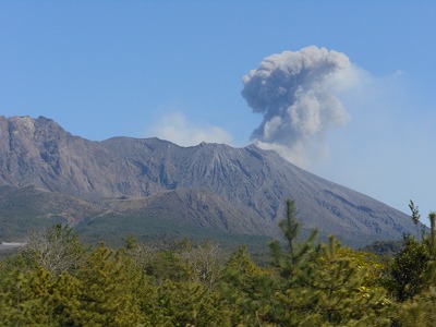 桜島の噴火1